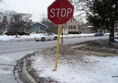 Traffic Sign from Accident