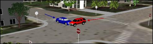 Chevy Blazer vs Chrysler 300 Accident