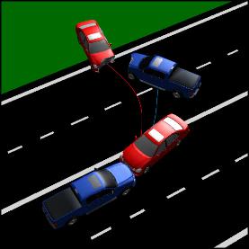 Head-On Traffic Accident Reconstruction