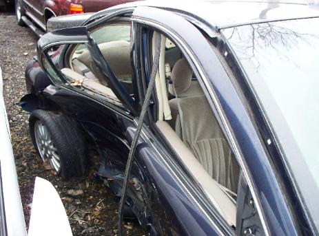 Pontiac Grand Am with Event Data Recorder