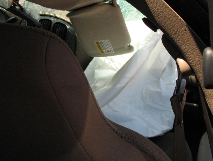 Airbag Deployment in Rollover Collision