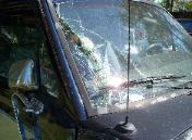 Bent Windshield Frame