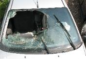 Crushed Windshield