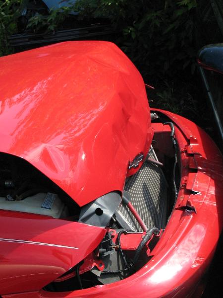 Underride Damage from Traffic Accident