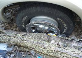 Damaged (Unseated) Tire