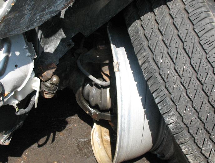 Wheel Assembly Damage from Accident