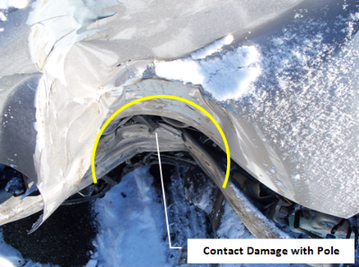 Buick Regal Pole Accident