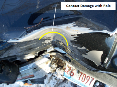 Chevy Blazer Pole Accident
